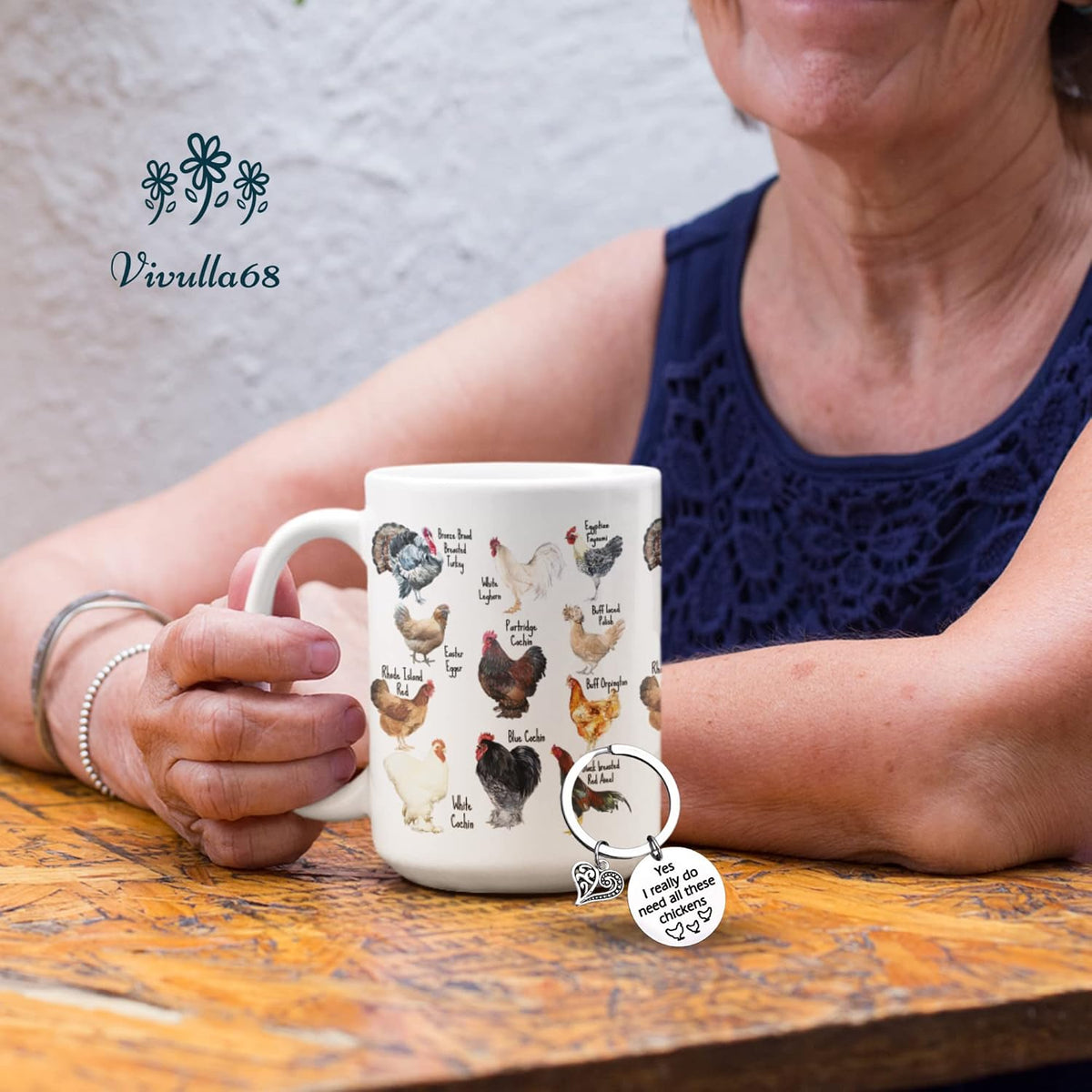 Chicken Gifts for Women - Coffee Mug for Women - Chicken Mom Coffe Mug