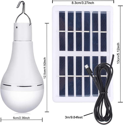 Solar Light Bulb Portable Chicken Coop Light 