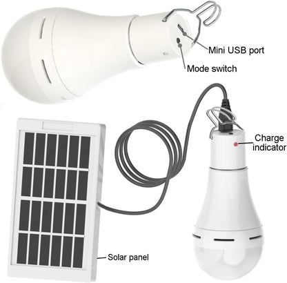 Solar Light Bulb Portable Chicken Coop Light 