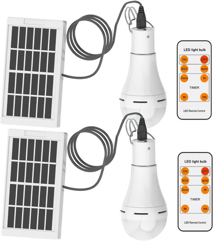 Solar Light Bulb Portable Chicken Coop Light 