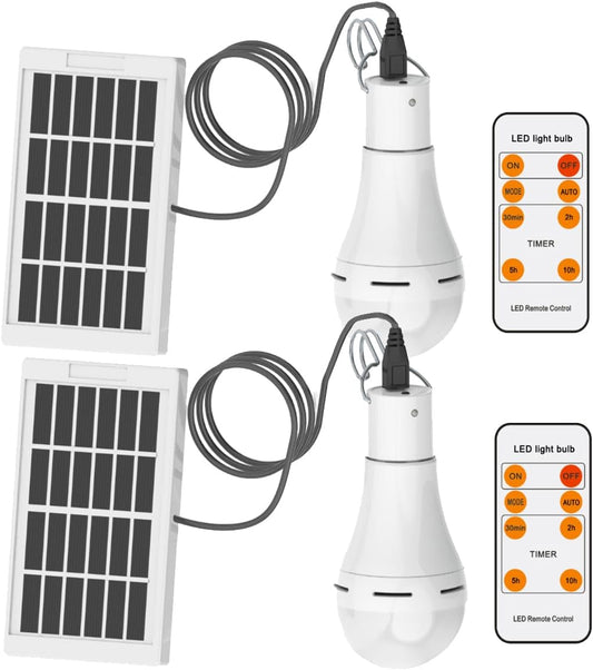 Solar Light Bulb Portable Chicken Coop Light 