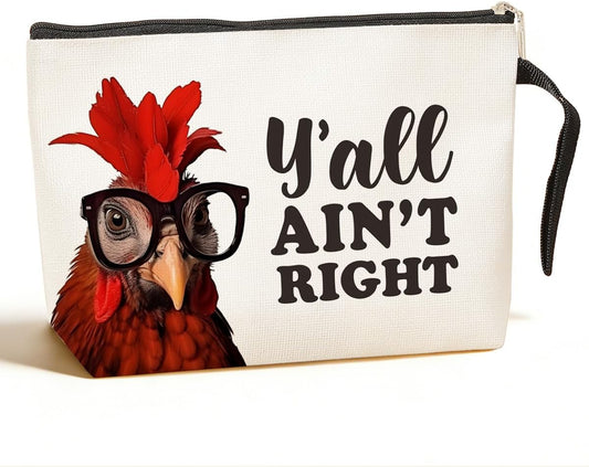 Funny Chicken Gift Chicken Lover Gifts Cosmetic Bags Chicken Lady Gifts
