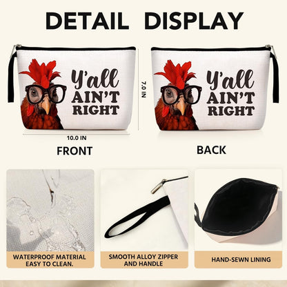 Funny Chicken Gift Chicken Lover Gifts Cosmetic Bags Chicken Lady Gifts
