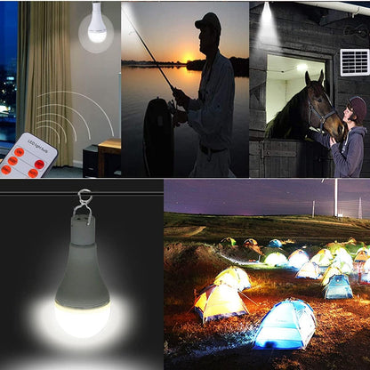Solar Light Bulb Portable Chicken Coop Light 