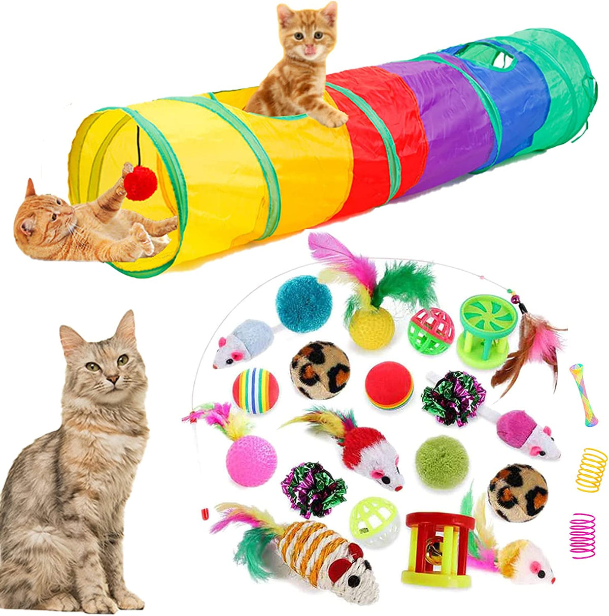 32Pcs Cat Toy Bonanza
